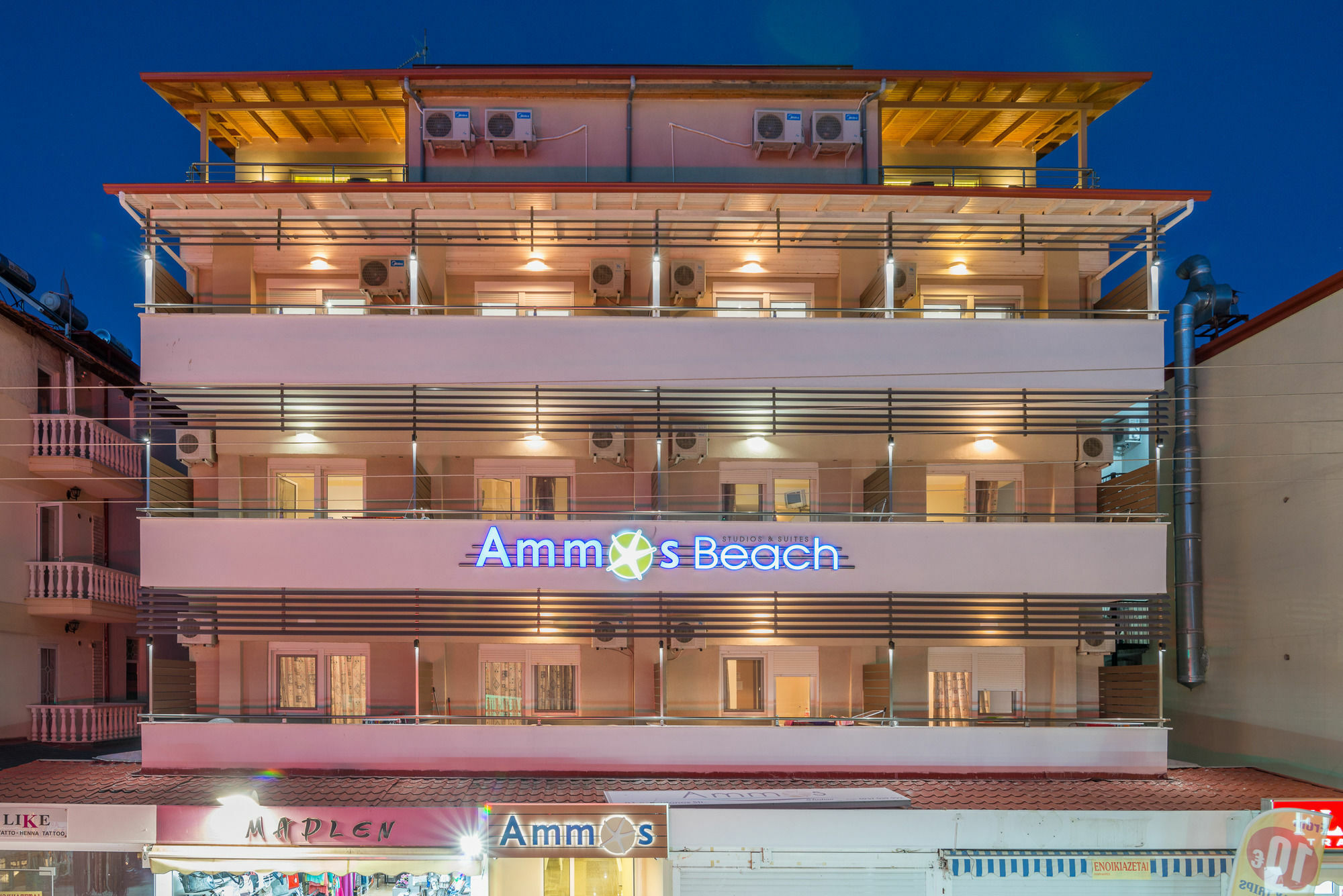 Ammos Beach Seaside Luxury Suites Hotel Olympiakí Aktí Extérieur photo