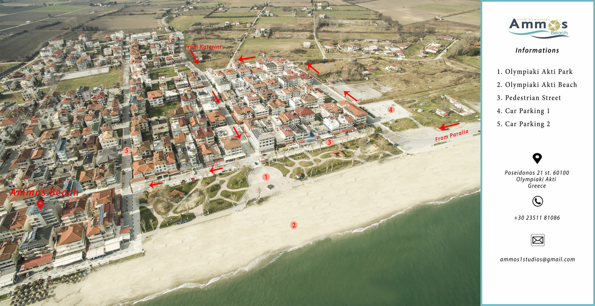 Ammos Beach Seaside Luxury Suites Hotel Olympiakí Aktí Extérieur photo